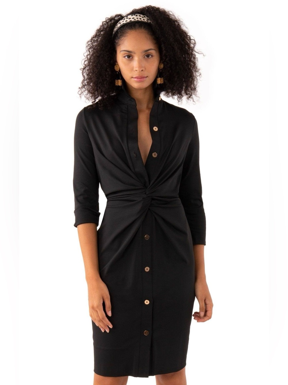 Black Twist & Shout Dress - Gretchen Scott